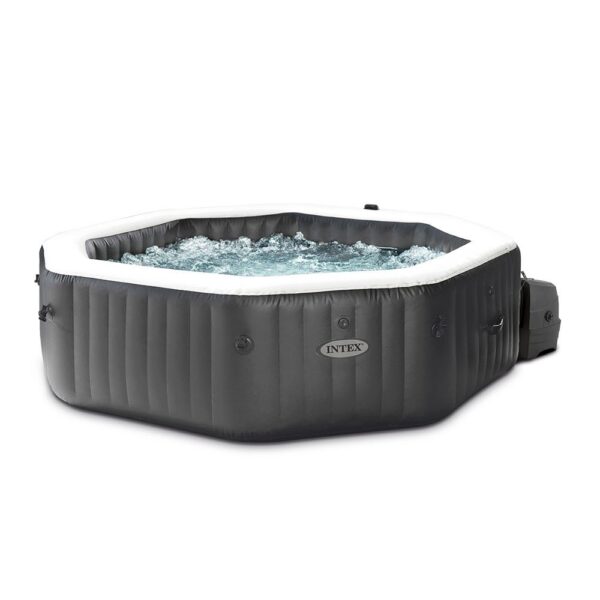 Spa gonflable INTEX Carbone 6 places avec couverture thermique – Offre spéciale